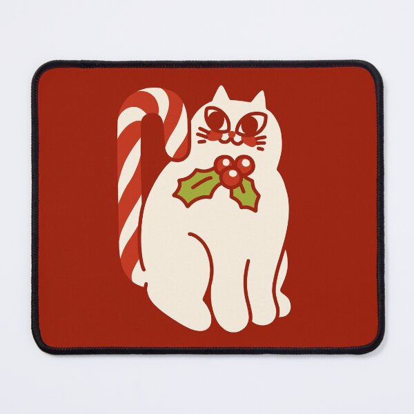 Item preview, Cat With the Candy Cane Tail designed and sold by obinsun.