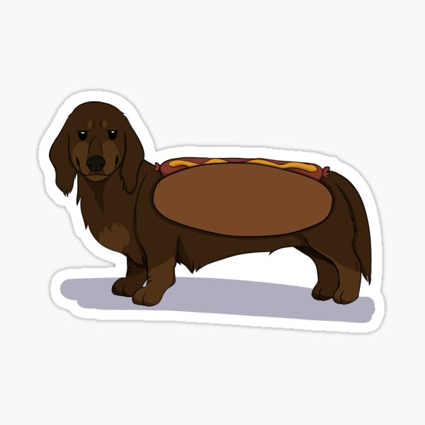 dachshund hot dog bun costume