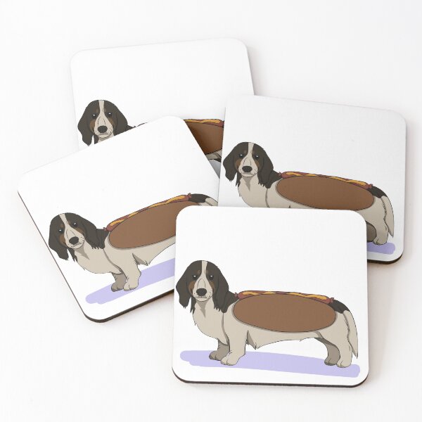 Item preview, Puppy Love 2: Hallo-Weenie (Piebald) designed and sold by Sophie Mattocks.