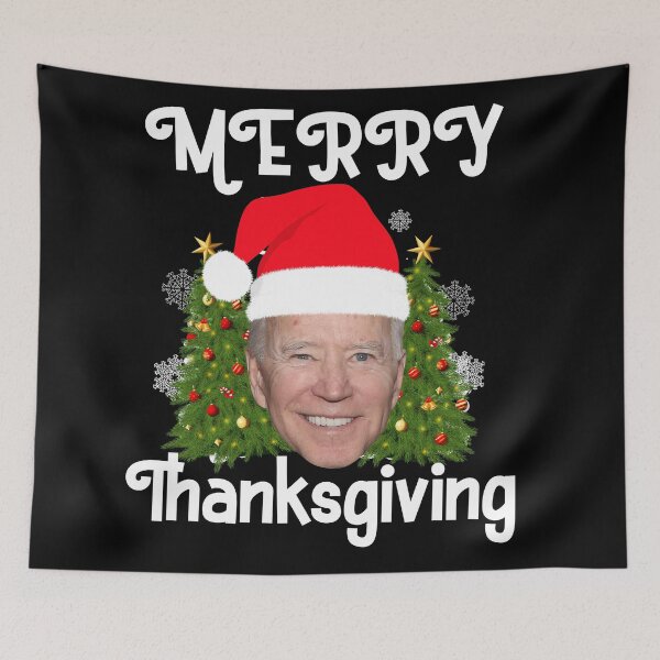 Item preview, Joe Biden Santa Hat Merry Thanksgiving , Funny Biden Santa Merry Thanksgiving Christmas designed and sold by BarryStore10.
