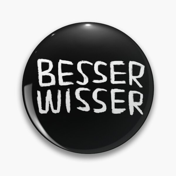 Item preview, Besserwisser, Smart Ass, Knowitall, German Word designed and sold by badlydrawnbabe.
