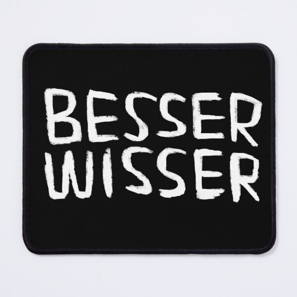 Item preview, Besserwisser, Smart Ass, Knowitall, German Word designed and sold by badlydrawnbabe.