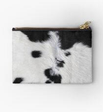 Cowhide Patch Studio Pouch