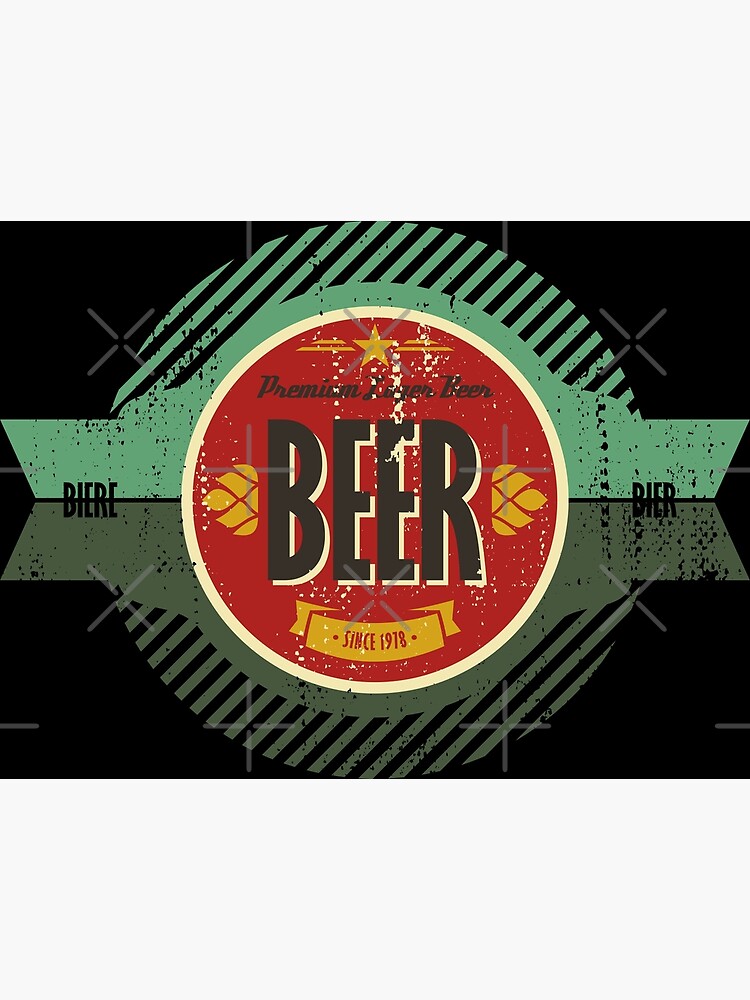 "Vintage Beer label" Poster for Sale by etraveler Redbubble