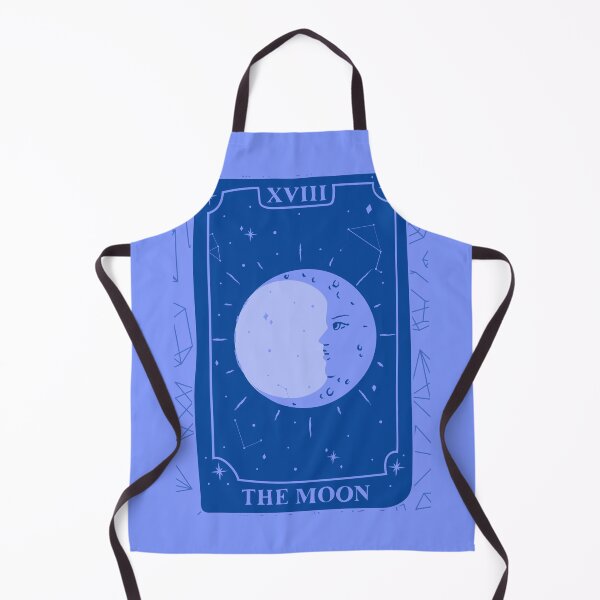 Aperçu de l'œuvre La carte de tarot de la lune et le graphique de cristaux créée et vendue par WonderfulHumans.