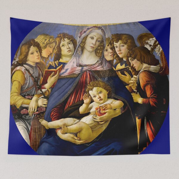 Item preview, Sandro Botticelli "Madonna of the Pomegranate" designed and sold by Alexandra Dahl.