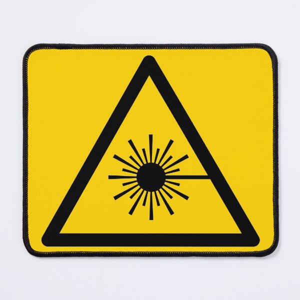 Item preview, Warning Laser Radiation designed and sold by Rupert Russell.