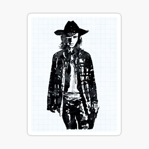 Carl Grimes Stickers Redbubble