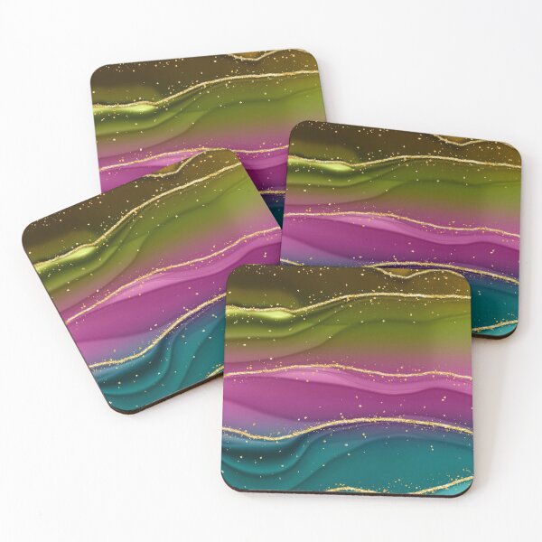 Item preview, Colorful Rainbow ink glitter Gold pattern design  designed and sold by Sunnyhova.