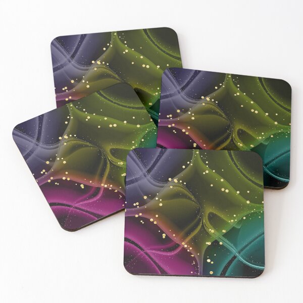 Item preview, Colorful Rainbow ink glitter Gold pattern design  designed and sold by Sunnyhova.