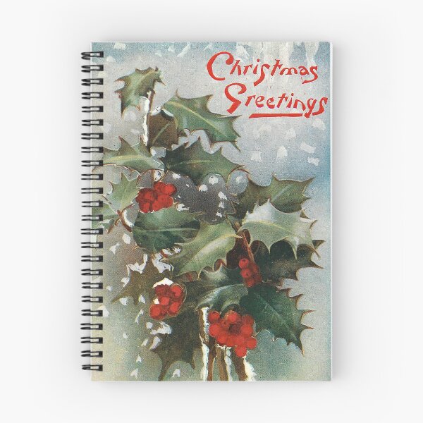 Item preview, Vintage Christmas Holly Postcard designed and sold by Douglas E. Welch Design and Photography.