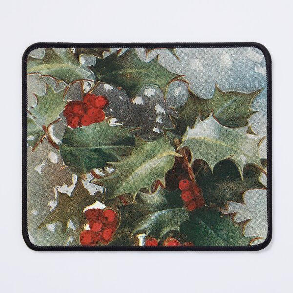 Item preview, Vintage Christmas Holly Postcard designed and sold by Douglas E. Welch Design and Photography.