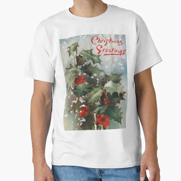 Item preview, Vintage Christmas Holly Postcard designed and sold by Douglas E. Welch Design and Photography.