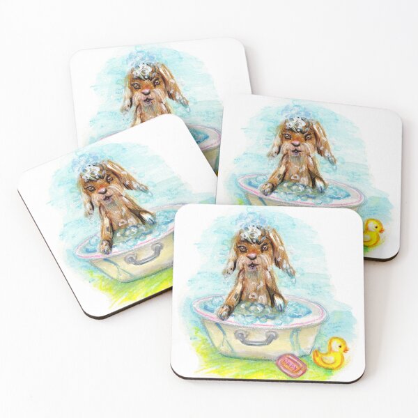 Item preview, Bunny's bubble bath time designed and sold by ansho.