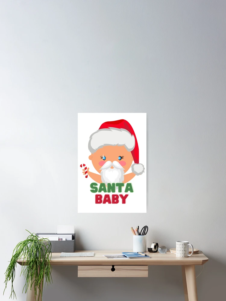 Thumbnail 2 of 3, Poster, Santa Baby designed and sold by RaineLight.