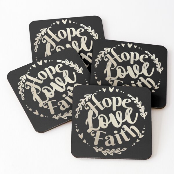 Item preview, Hope, Love, Faith. Christian art. designed and sold by ConArte.