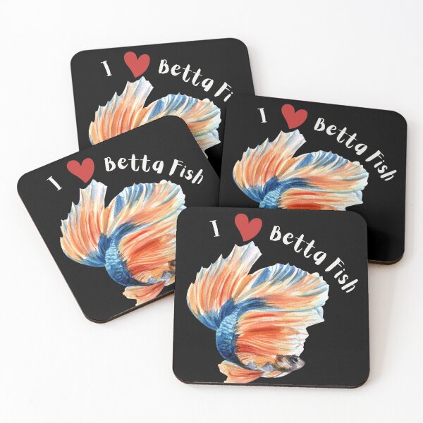 Item preview, I love siamese fighting Betta fish designed and sold by FourNuns.