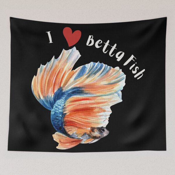 Item preview, I love siamese fighting Betta fish designed and sold by FourNuns.