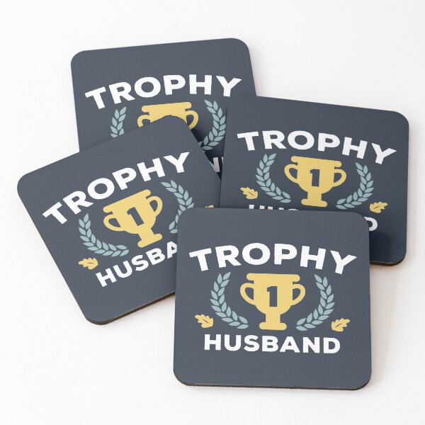 Item preview, Trophy Husband for Funny Married Father and Cool Dad designed and sold by wingstar.