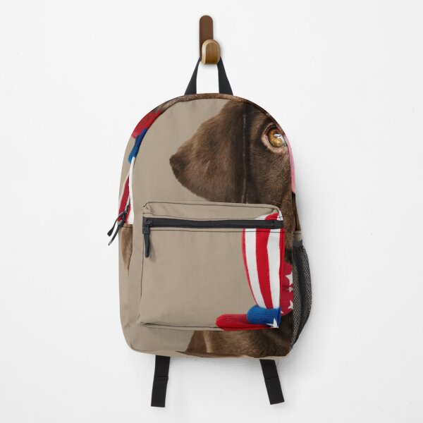 Item preview, Cute Chocolate Labrador Retriever in Uncle Sam Hat and Bow Tie. USA Style designed and sold by fowons.