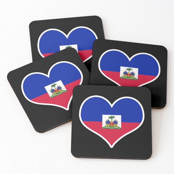 Item preview, Haiti Flag Heart designed and sold by PKHalford.