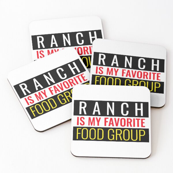 Item preview, RANCH IS MY FAVORITE FOOD GROUP ESSENTIAL T-SHIRT/STICKER  designed and sold by BestCoolStuff.