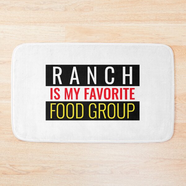Item preview, RANCH IS MY FAVORITE FOOD GROUP ESSENTIAL T-SHIRT/STICKER  designed and sold by BestCoolStuff.