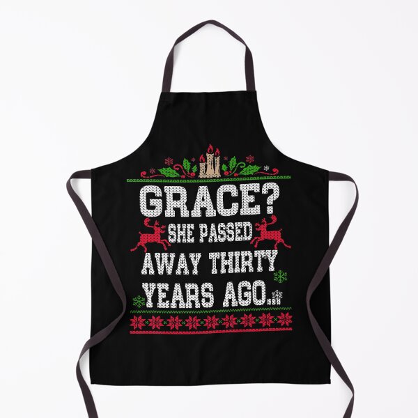 Item preview, Christmas Family Winter Vacation Ugly Sweater Style Grace? She passed away thirty years ago designed and sold by Simeon	 Dorelus.