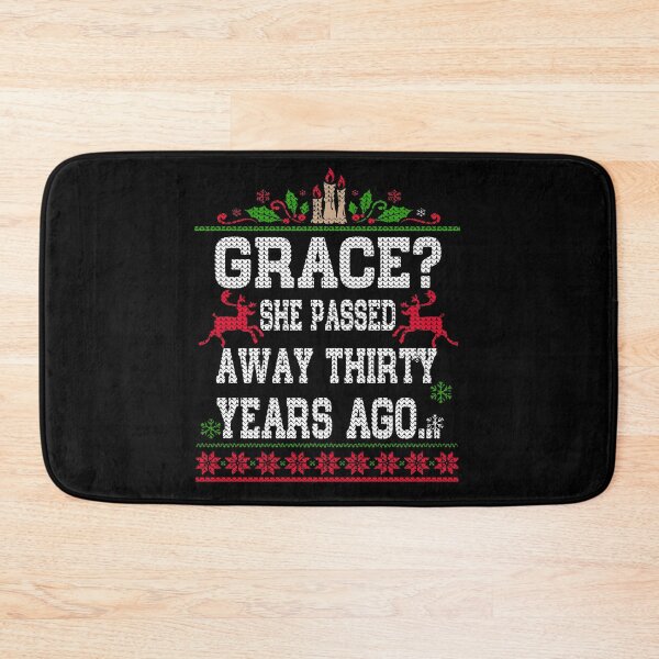 Item preview, Christmas Family Winter Vacation Ugly Sweater Style Grace? She passed away thirty years ago designed and sold by Simeon	 Dorelus.