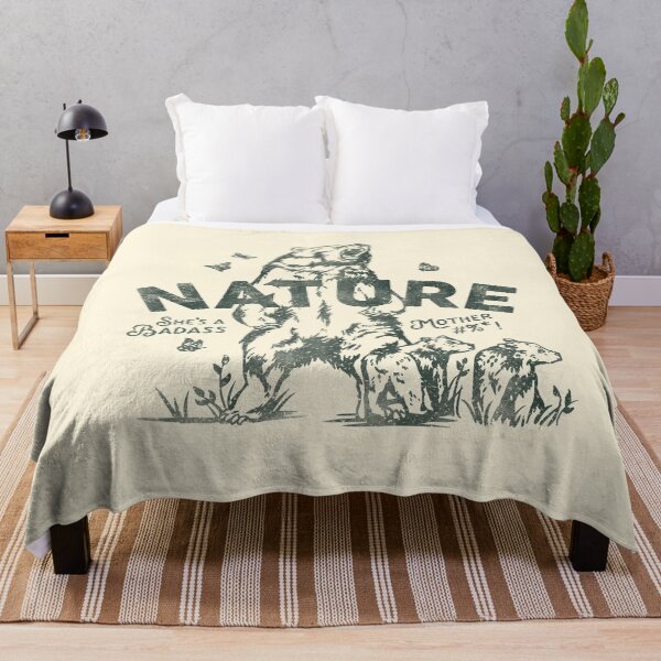 Item preview, Nature: She's A Badass Mother Fucker designed and sold by The Whiskey Ginger Design Shop.