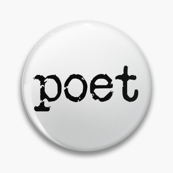Item preview, poet in black designed and sold by TeaRoseWriter.