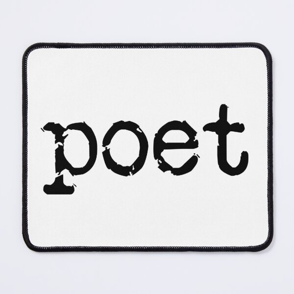 Item preview, poet in black designed and sold by TeaRoseWriter.