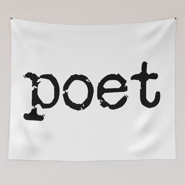 Item preview, poet in black designed and sold by TeaRoseWriter.
