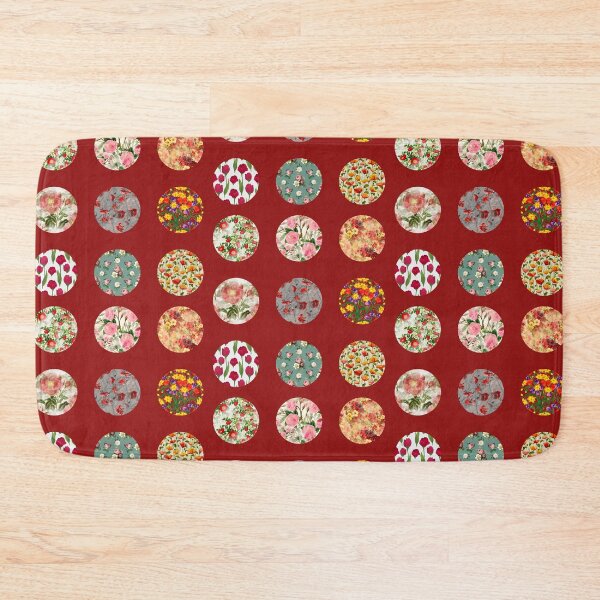 Item preview, Vibrant Mixed Round Shaped Blooming Flowers Colorful Florals designed and sold by silviaol.