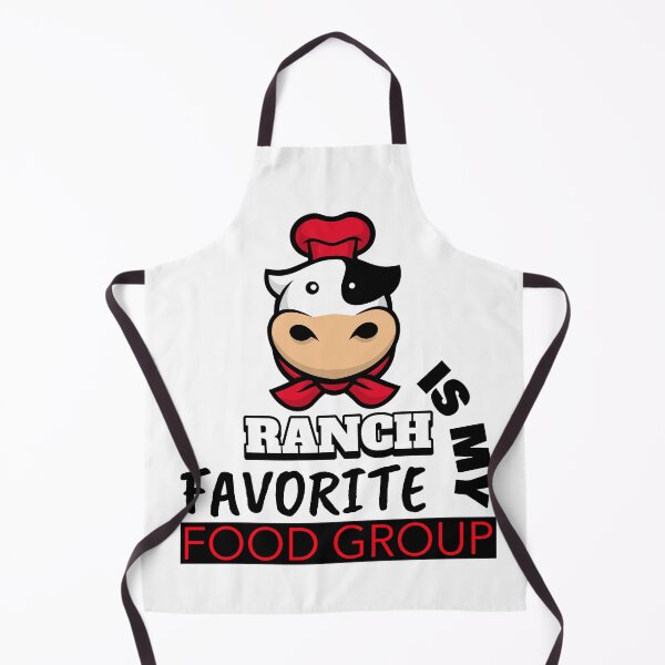 Item preview, RANCH IS MY FAVORITE FOOD GROUP "COW" ESSENTIAL T-SHIRT/STICKER designed and sold by BestCoolStuff.