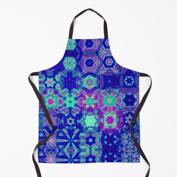 Item preview, Luminescent Psychedelic Vibrant Colorful Vivid Tie-Dye Mandala Collage designed and sold by GloomyLand.