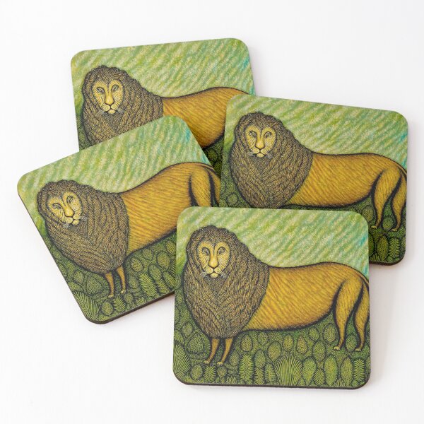 Item preview, LION : Vintage 1939 Abstract Surreal Painting Print designed and sold by posterbobs.