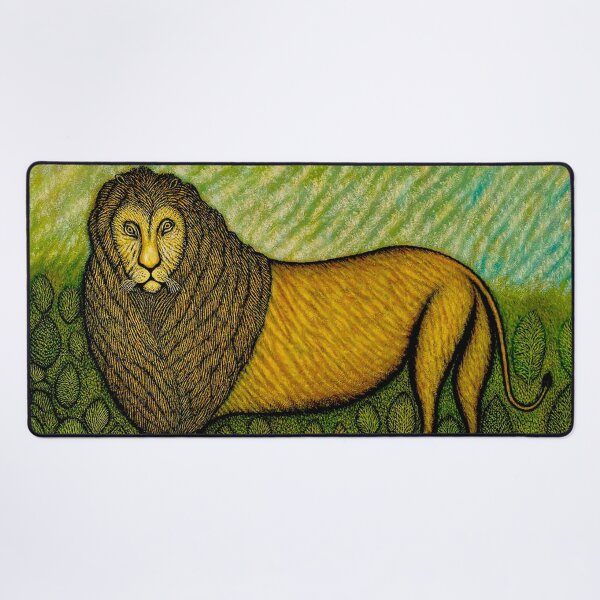 Item preview, LION : Vintage 1939 Abstract Surreal Painting Print designed and sold by posterbobs.