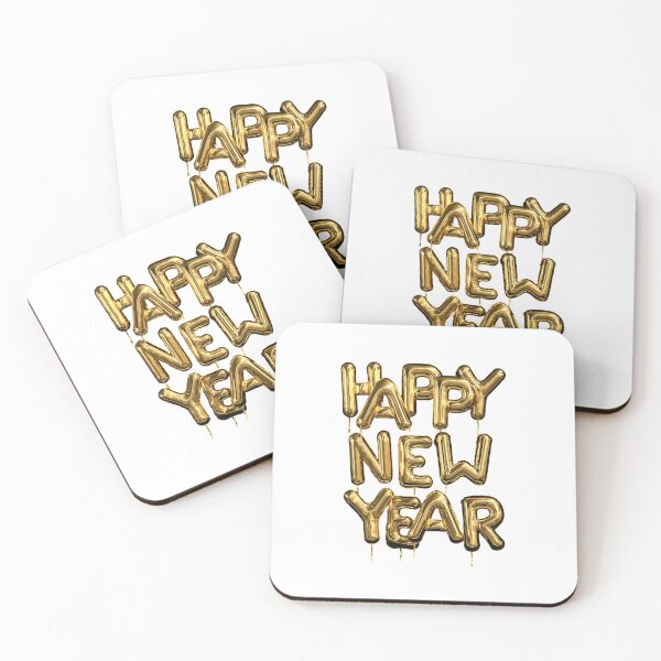Item preview, Happy New Year Gold Balloons designed and sold by Katherine Winner.