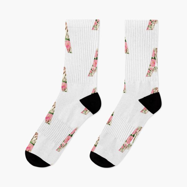 Item preview, Vintage Wild Pink Roses, Rose Buds and Leaves Letter A . Beautiful Floral Letter A Monogram designed and sold by silviaol.