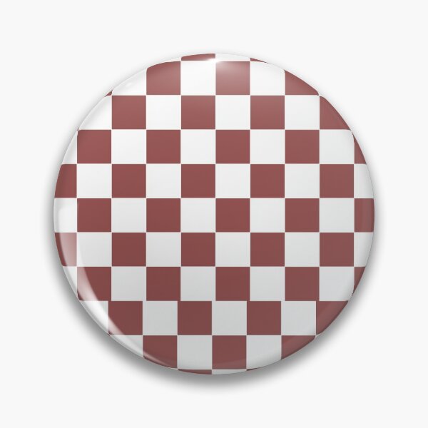 Item preview, COLOR OF THE YEAR 2015 MARSALA - CHECKERBOARD - MARSALA  PINK-BROWN AND WHITE CHECK designed and sold by ozcushions.