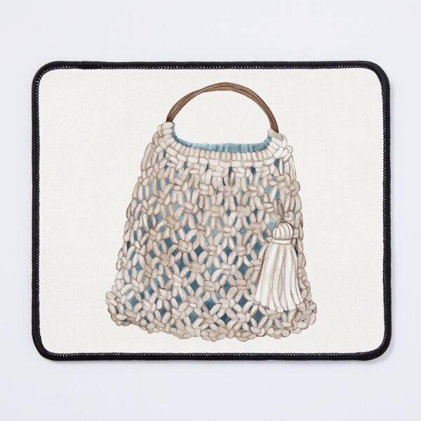 Item preview, Bohemian Macrame Knitted Market Bag designed and sold by Alicia Chee.