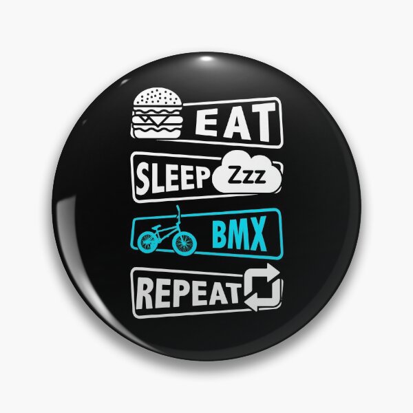 Item preview, BMX Eat Sleep Simple designed and sold by SiouxLove.