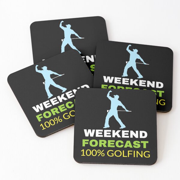 Item preview, WEEKEND FORECAST ONE HUNDRED PERCENT CHANCE OF GOLF designed and sold by BestCoolStuff.