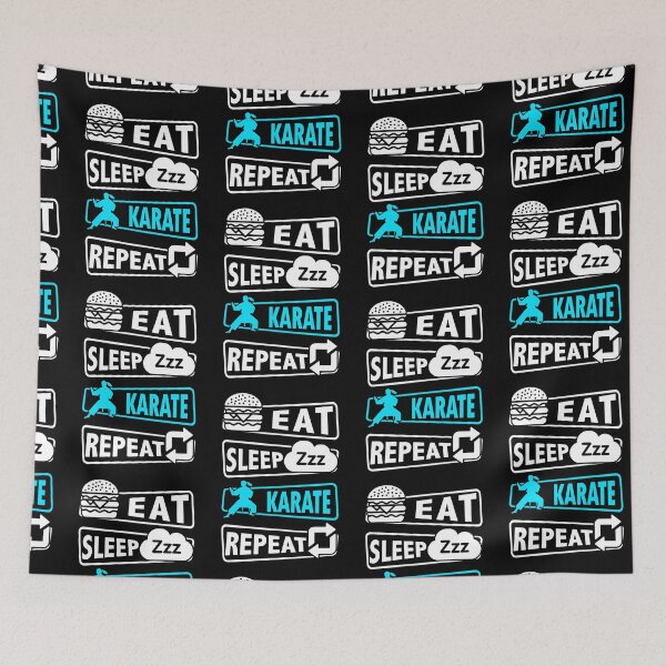 Item preview, Karate Eat Sleep Simple designed and sold by SiouxLove.