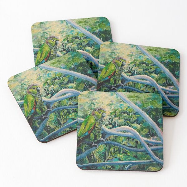 Item preview, Maroon-tailed parakeet  designed and sold by Janice Schiff.
