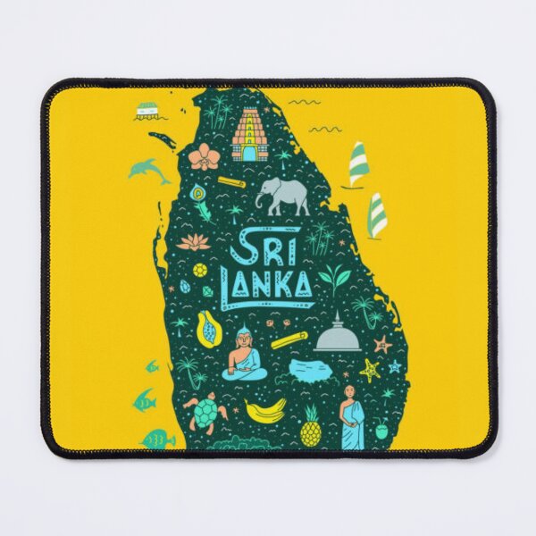 Item preview, The sri lanka country map. designed and sold by LATESTCREA.