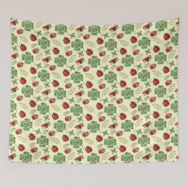 Item preview, Ladybird Floral Shamrock designed and sold by SiouxLove.