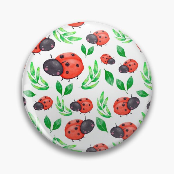 Item preview, Ladybird Leaf Watercolor designed and sold by SiouxLove.