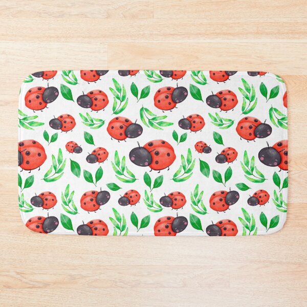 Item preview, Ladybird Leaf Watercolor designed and sold by SiouxLove.